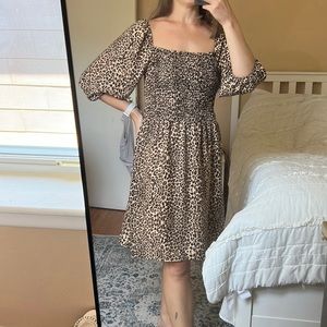 Cheetah Print Dress